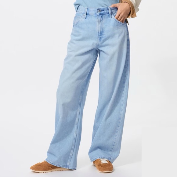 Uniqlo Barrel Jean 62 Blue Tailored - Picture 1 of 5